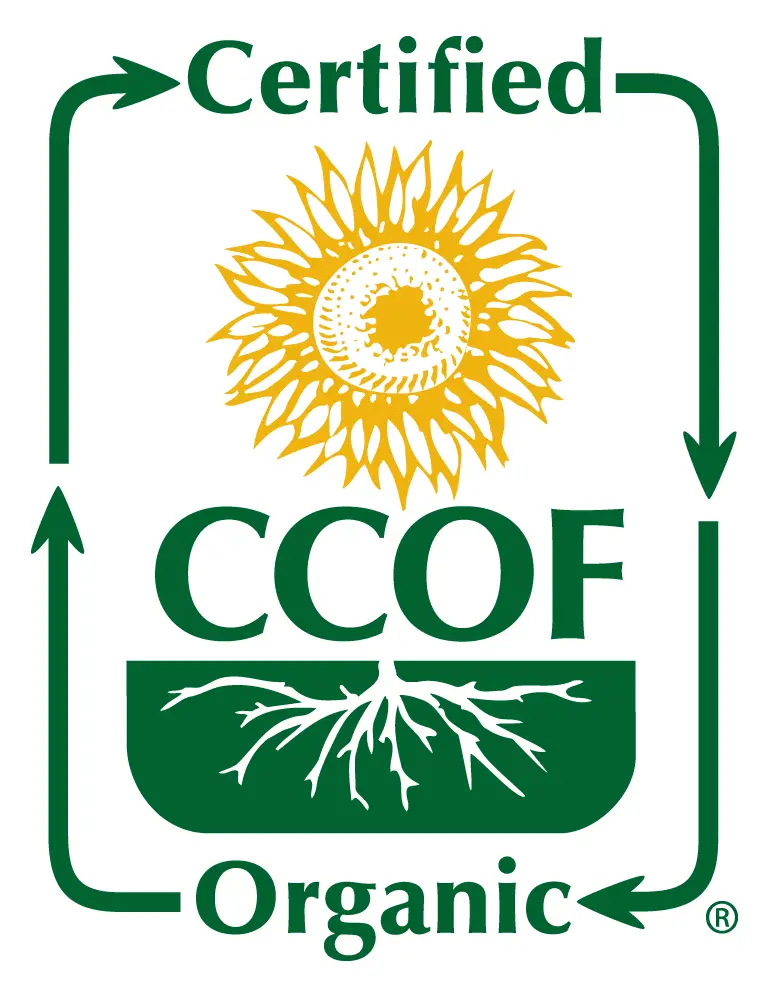 Certified CCOF Organic Logo